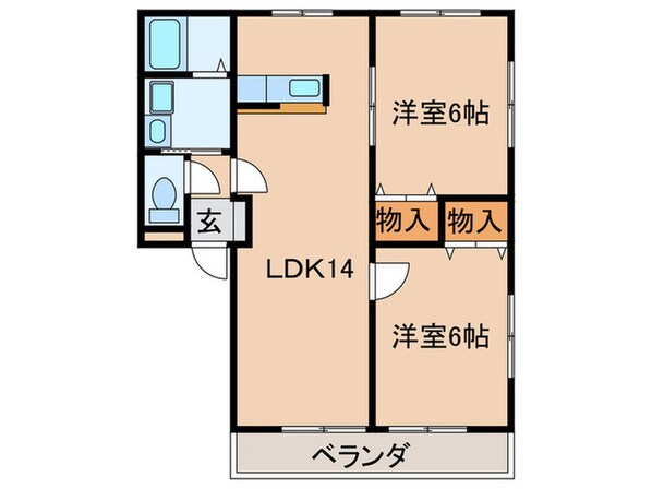 ピアチェ－レの物件間取画像